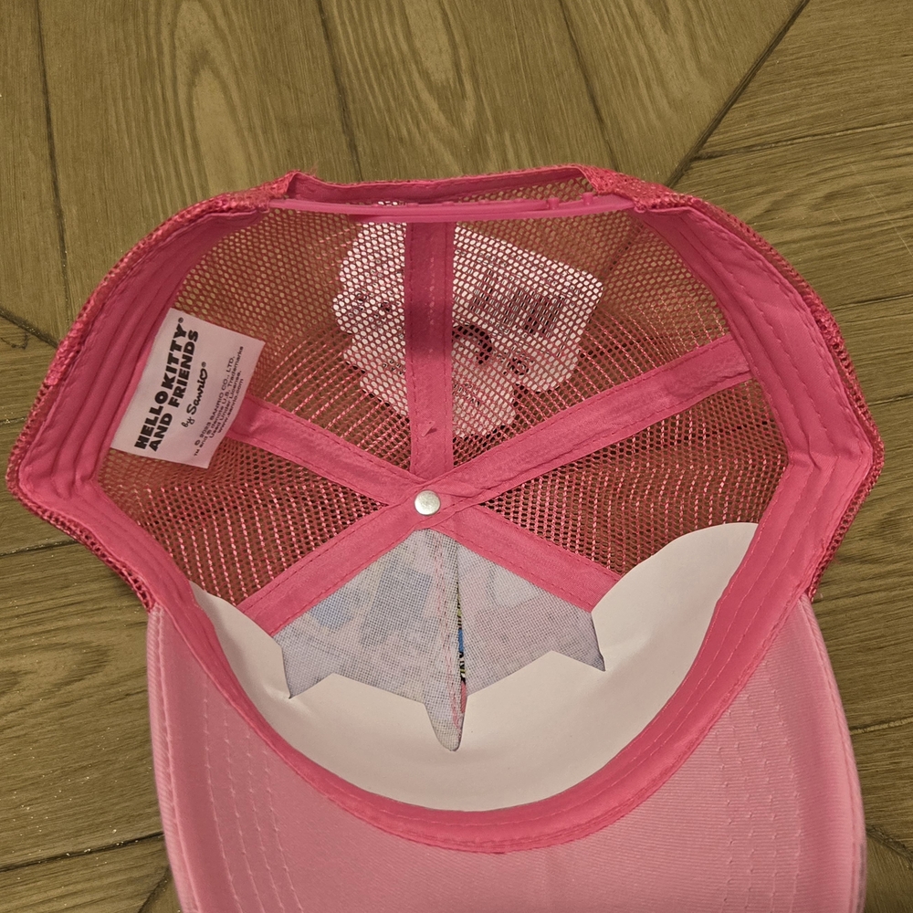 🩷Sanrio World Kawaii Trucker Hat by Hello Kitty and Friends (Pink) - Picture 4 of 11